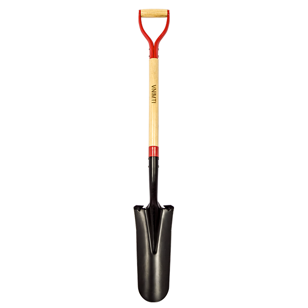 Spade Shovel,Transplanting Spade,Drain Spade,Spade Shovels for Digging,Sharp Shooter Shovel or Spade,45Inch,Stell D-Grip,Wooden Handle - VNIMTI Tools