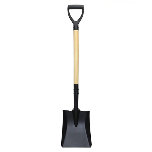 Square Shovel, Shovels for Digging with D-Handle, Overall 41-Inch Long Garden Shovel, Transfer Shovel, Snow Shovel for Car, Garden Tools - VNIMTI Tools