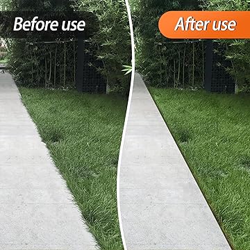 VNIMTl Lawn Edger Tool, Manual Lawn Edger withFiberglass Handle, Half Moon Garden Edger forLandscaping, 56 Inches - VNIMTI Tools